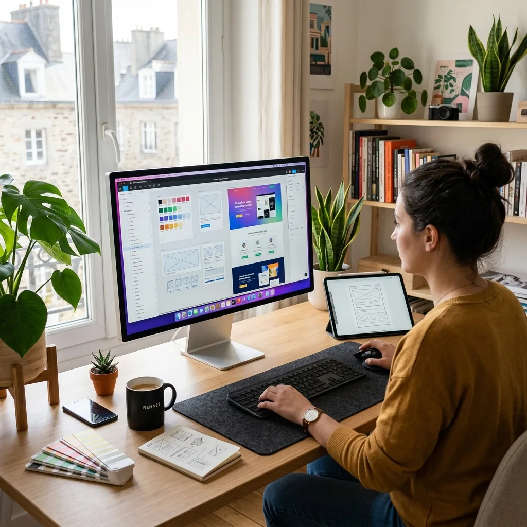 Webdesigner à Rennes - Design UI/UX et création d'identités visuelles web