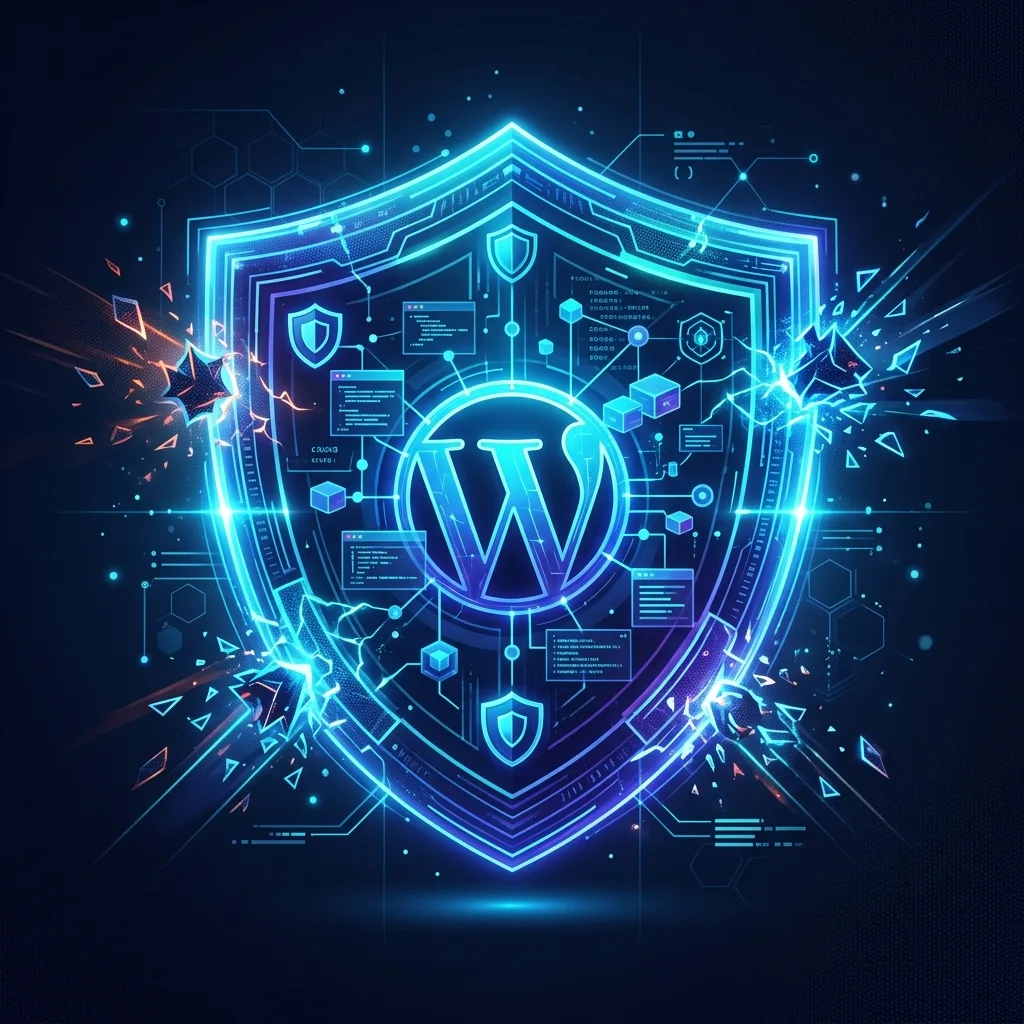 Illustration premium de protection et dépiratage WordPress à Rennes